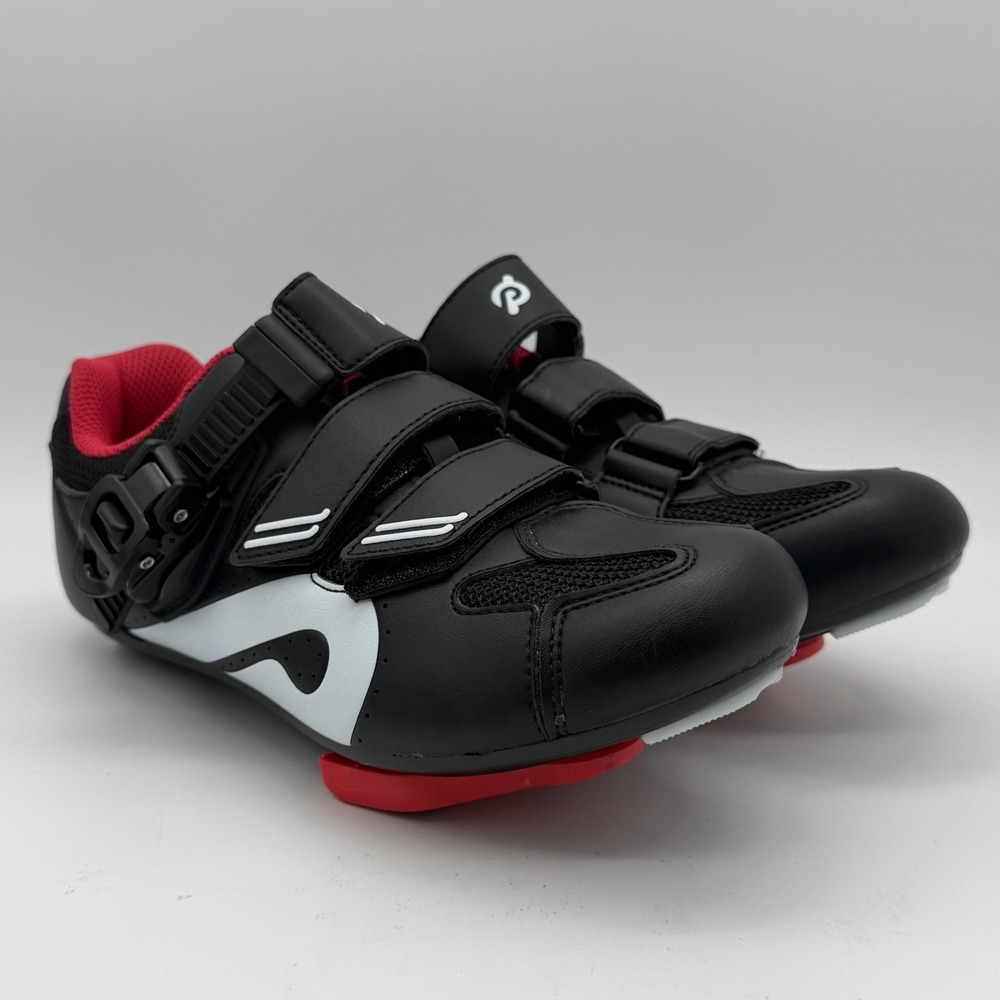 Peloton PL-SH-02 Cycling Shoes Women's 7 EU 38 Black Red Delta Cleats